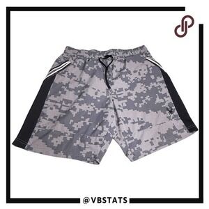 Spyder Active Men's Proweb Camo Woven Stretch Athletic Shorts Gray‎ Size Medium